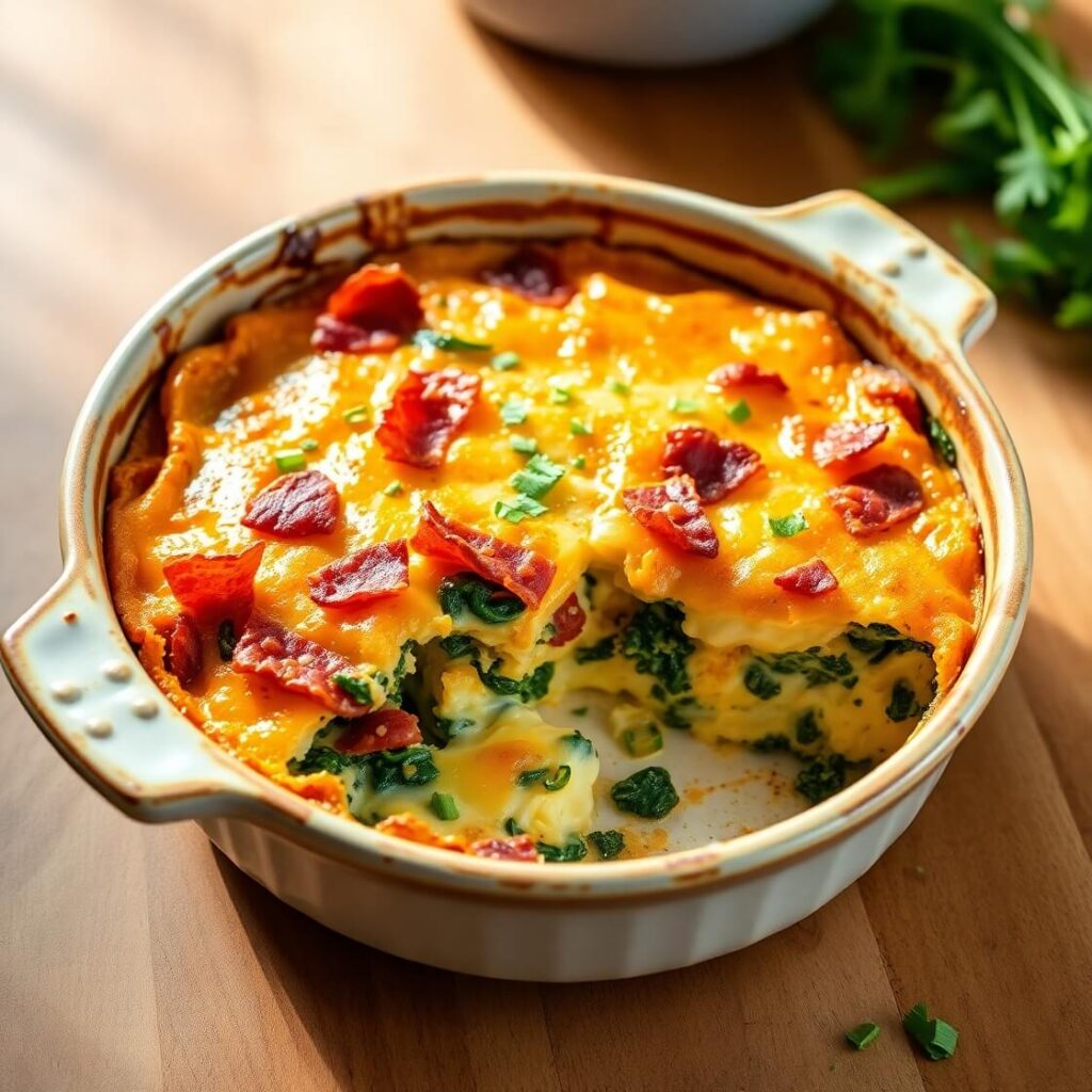 Low Carb Keto Breakfast Casserole (Easy!)