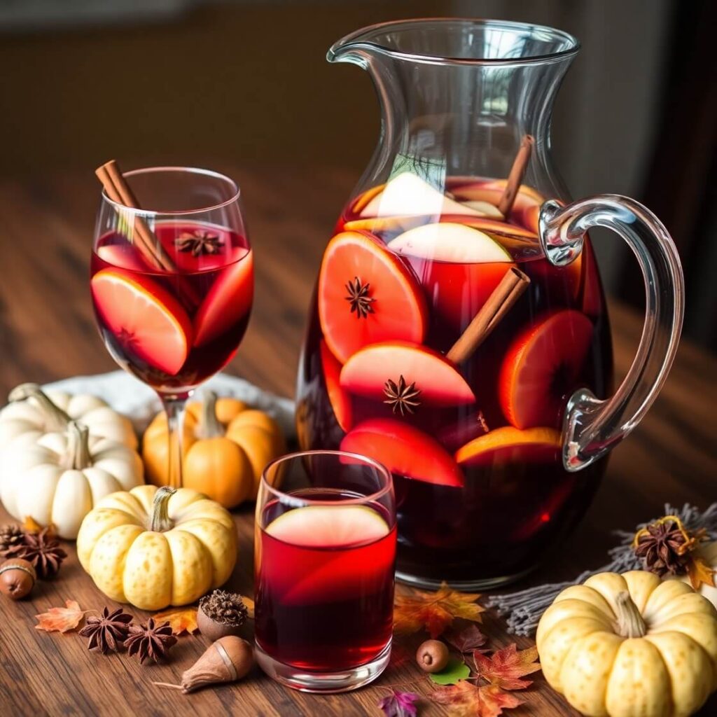 Easy Spiced Fall Sangria
