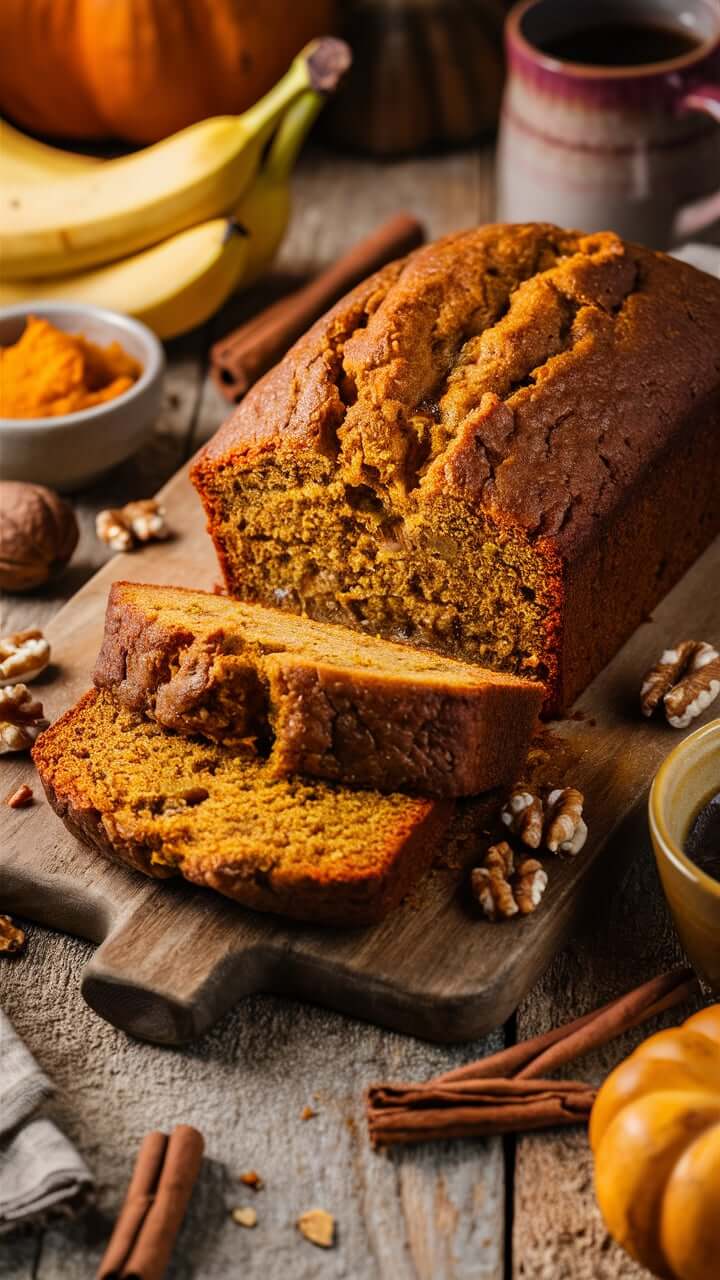 Pumpkin Banana Bread