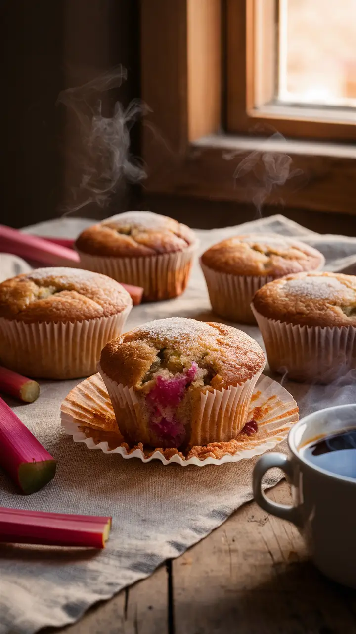 Rhubarb Muffins