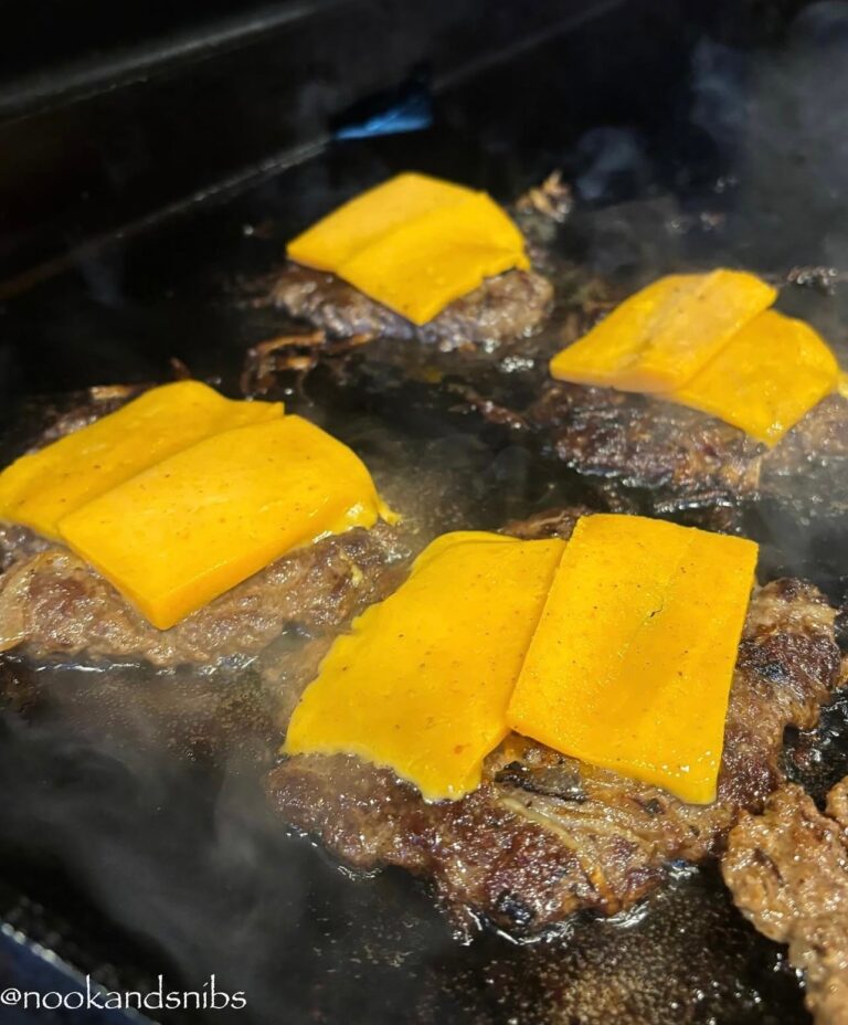 Smash Burgers on Griddle