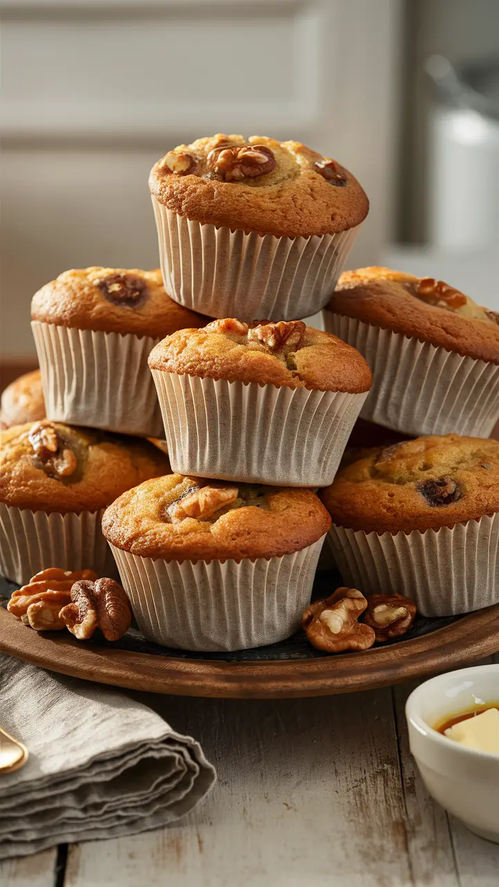 Banana Nut Muffins Recipe