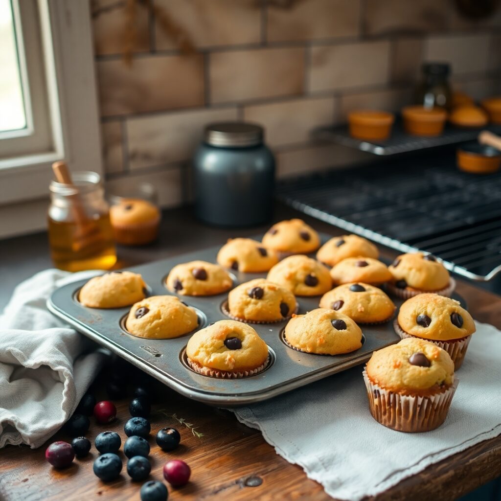 Chocolate Chip Mini Muffins Recipe