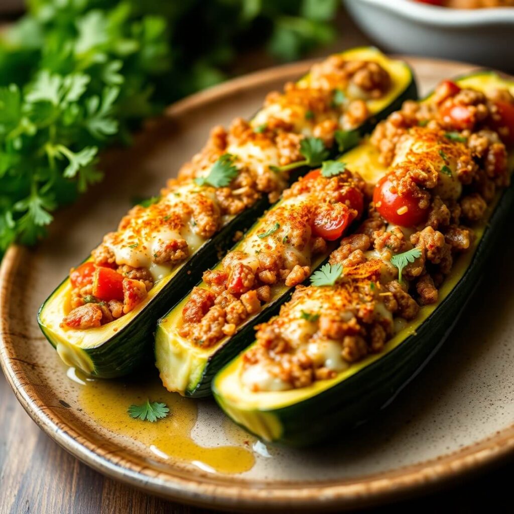 Stuffed Zucchini