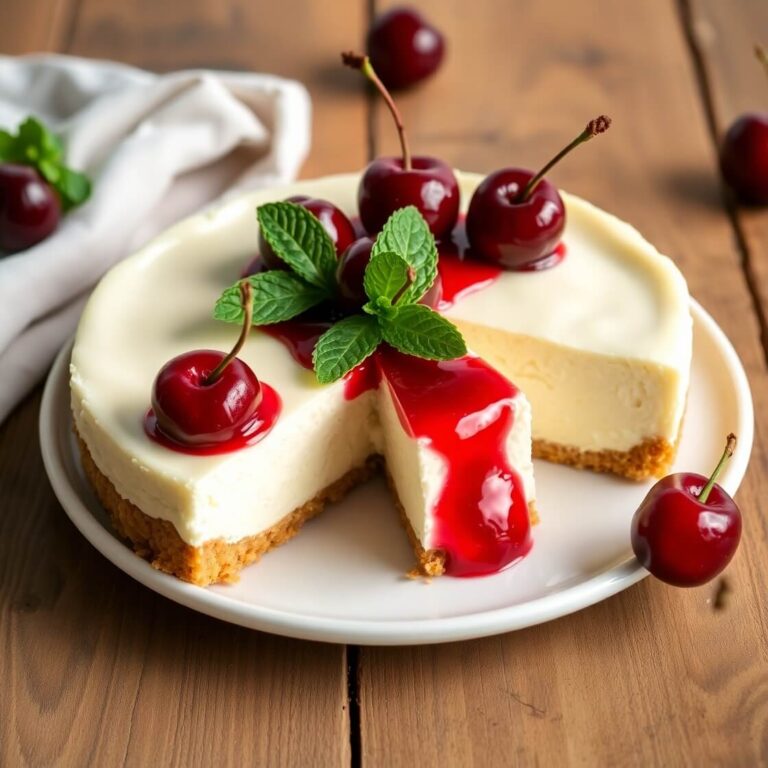 Cherry Cheesecake No Bake
