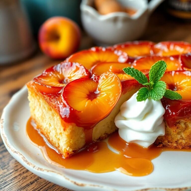 Cake Mix Peach Cobbler
