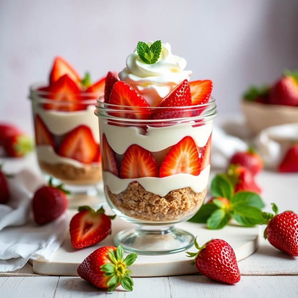 No Bake Strawberry Desserts