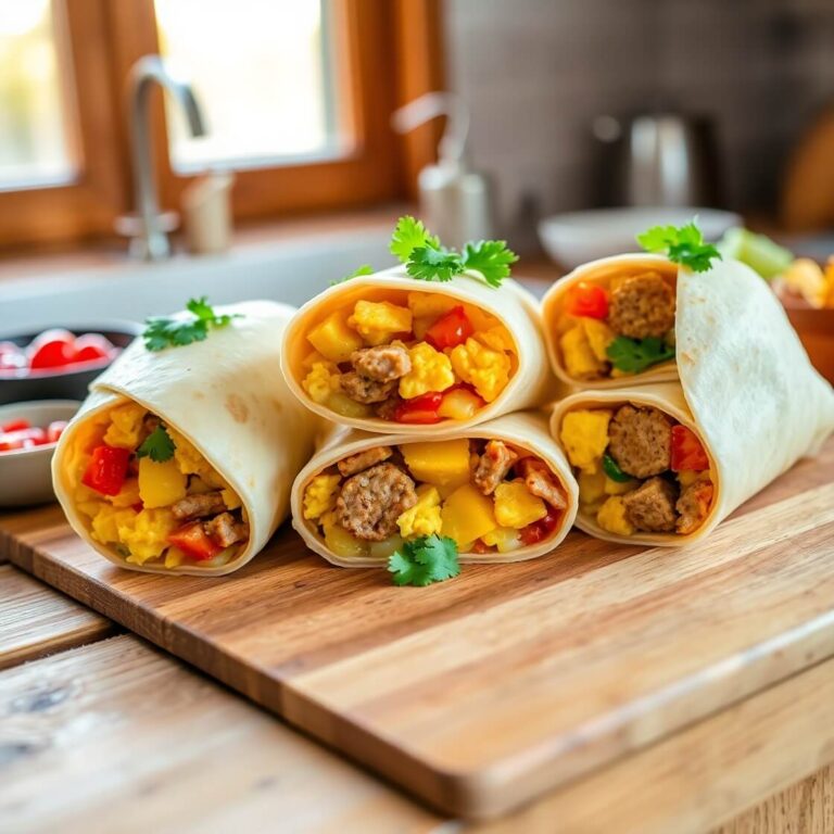 Make Ahead Breakfast Burritos