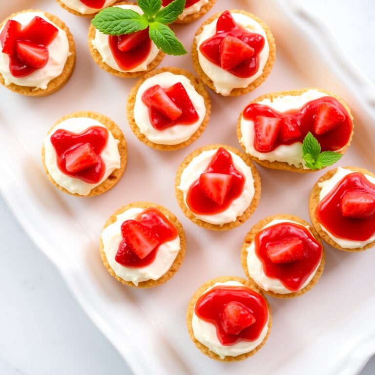 Strawberry Cheesecake Bites