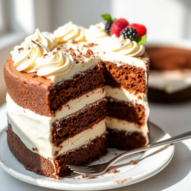 Homemade Ice Cream Cake