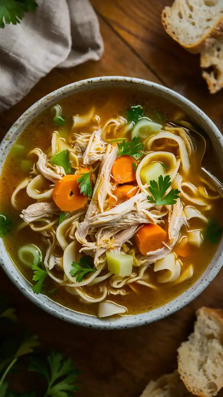 Homemade Chicken Noodle Soup Recipe