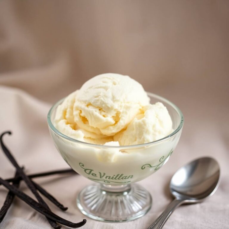 Homemade Vanilla Ice Cream Recipe