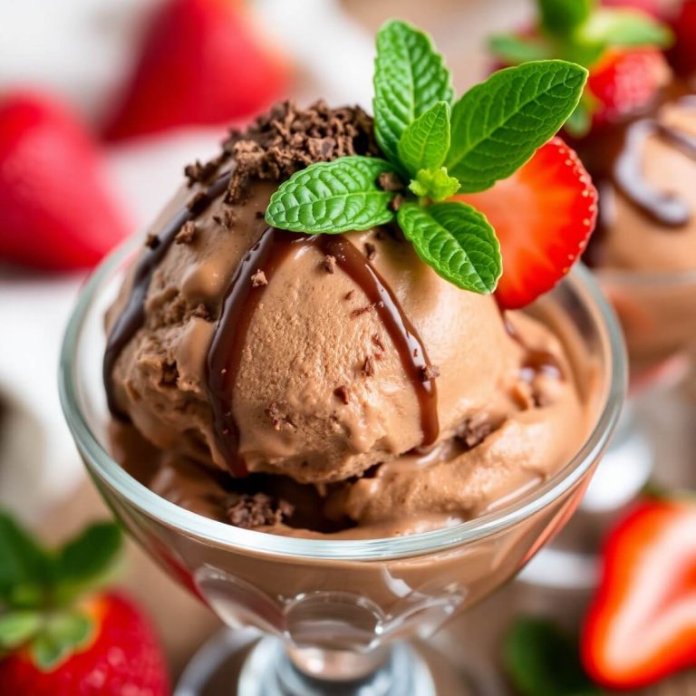 Homemade Chocolate Ice Cream