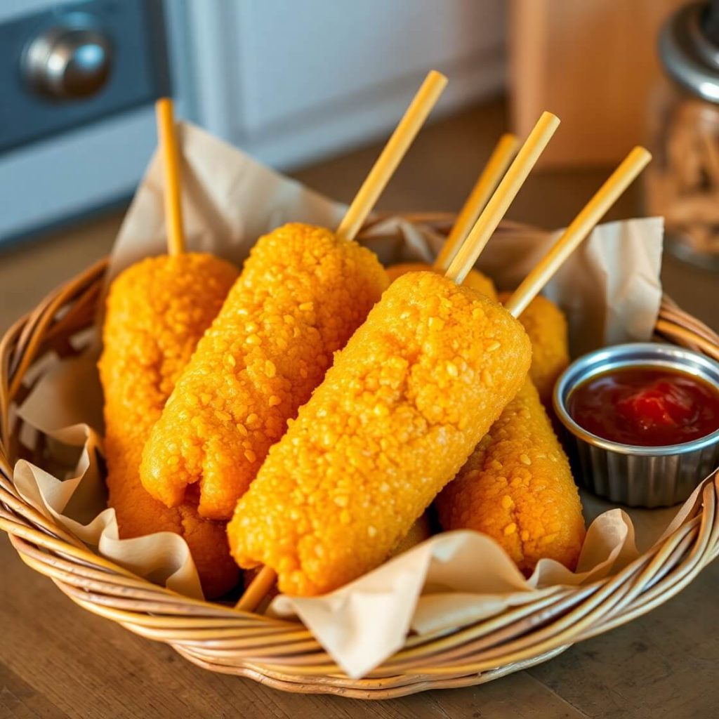 Quick and Easy Homemade Corn Dogs