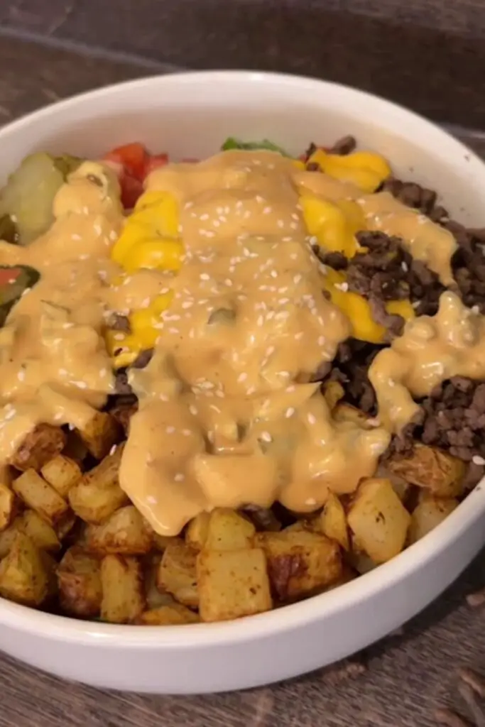 Easy Burger Bowls (with Meal Prep Instructions)