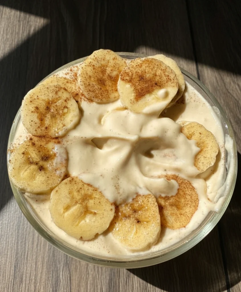 Cottage Cheese Banana Pudding