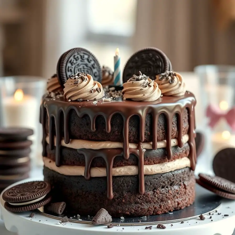 The BEST Oreo Birthday Cake Recipe