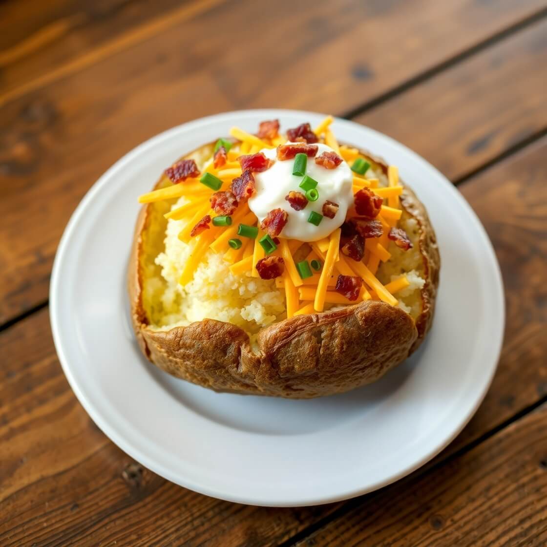 Microwave Baked Potato Recipe (10 Minutes!) – Savorly Kitchen