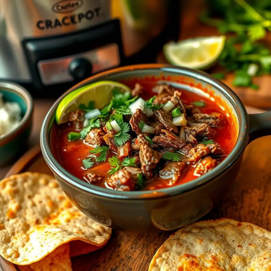 Mexican Birria Crockpot Recipe