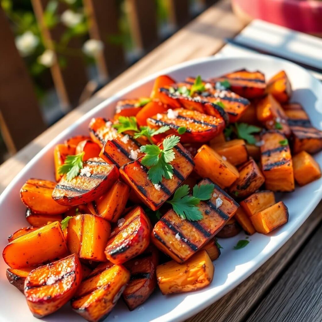 Grilled Sweet Potatoes {Easy & Healthy}