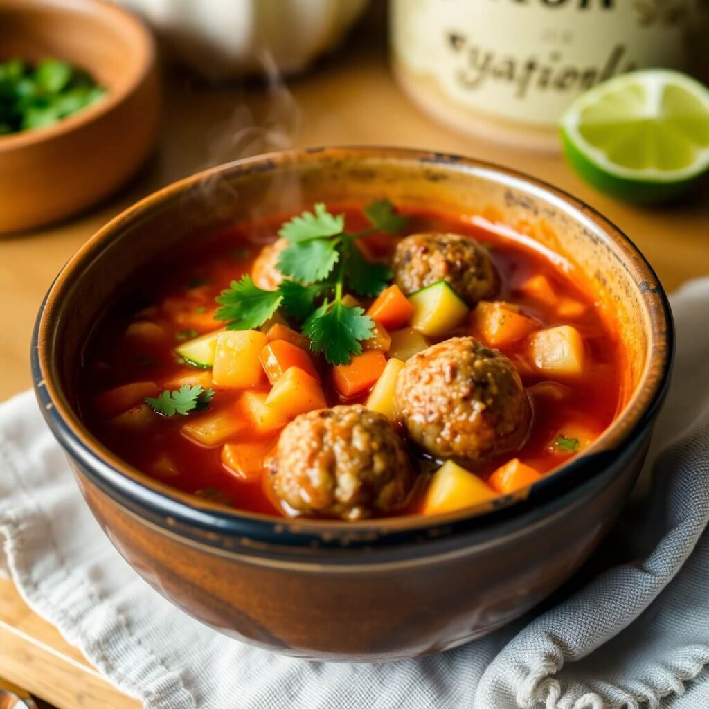 Mexican Meatball Soup {Albondigas Soup} Recipe