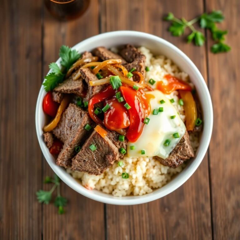 Philly Cheese Steak Bowl Recipe