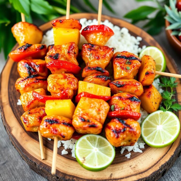 Hawaiian Chicken Kabobs Recipe