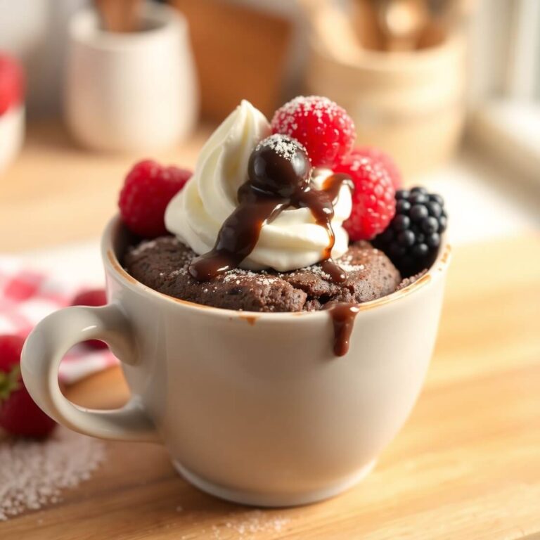Cake in a Mug Microwave Recipe