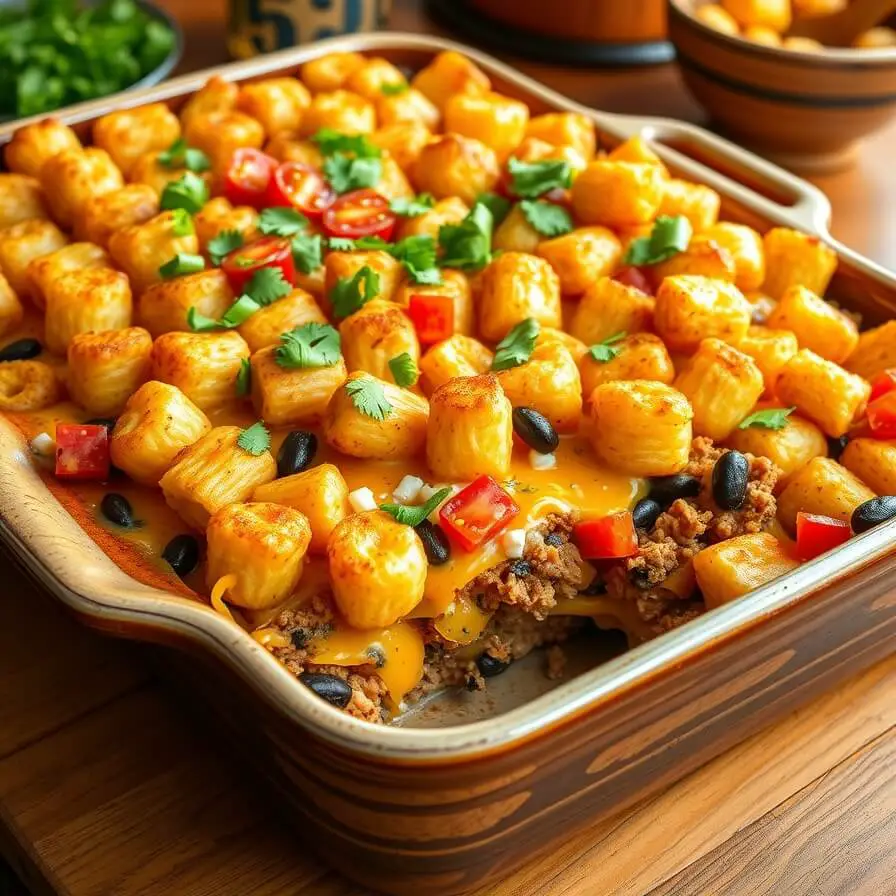 Mexican Tater Tot Casserole Recipe