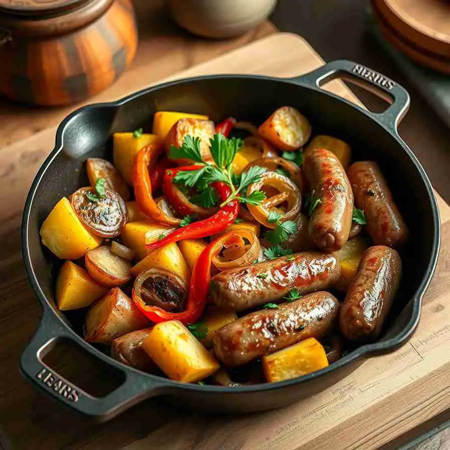 Italian Sausage and Potatoes Skillet Recipe
