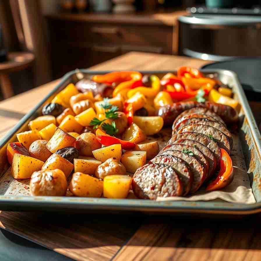Sausage, Potatoes, and Peppers Recipe