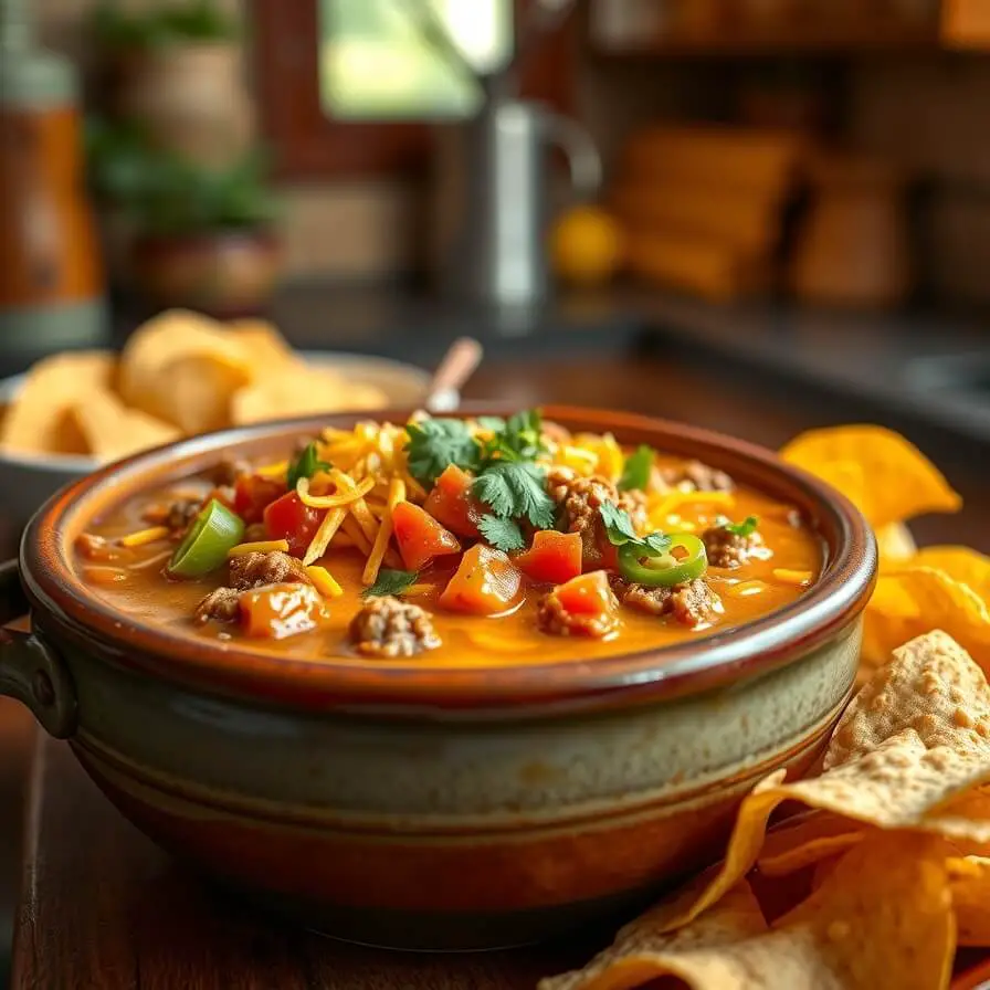 Rotel Dip With Ground Beef Recipe