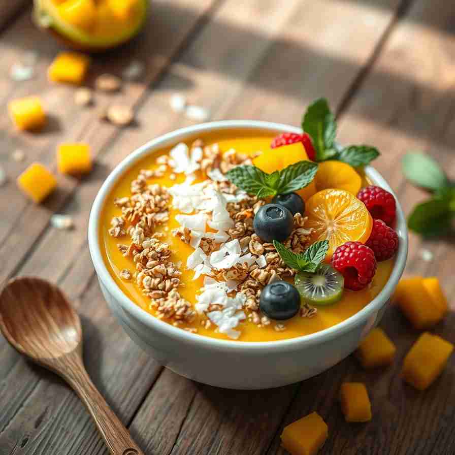 Mango Smoothie Bowl Recipe