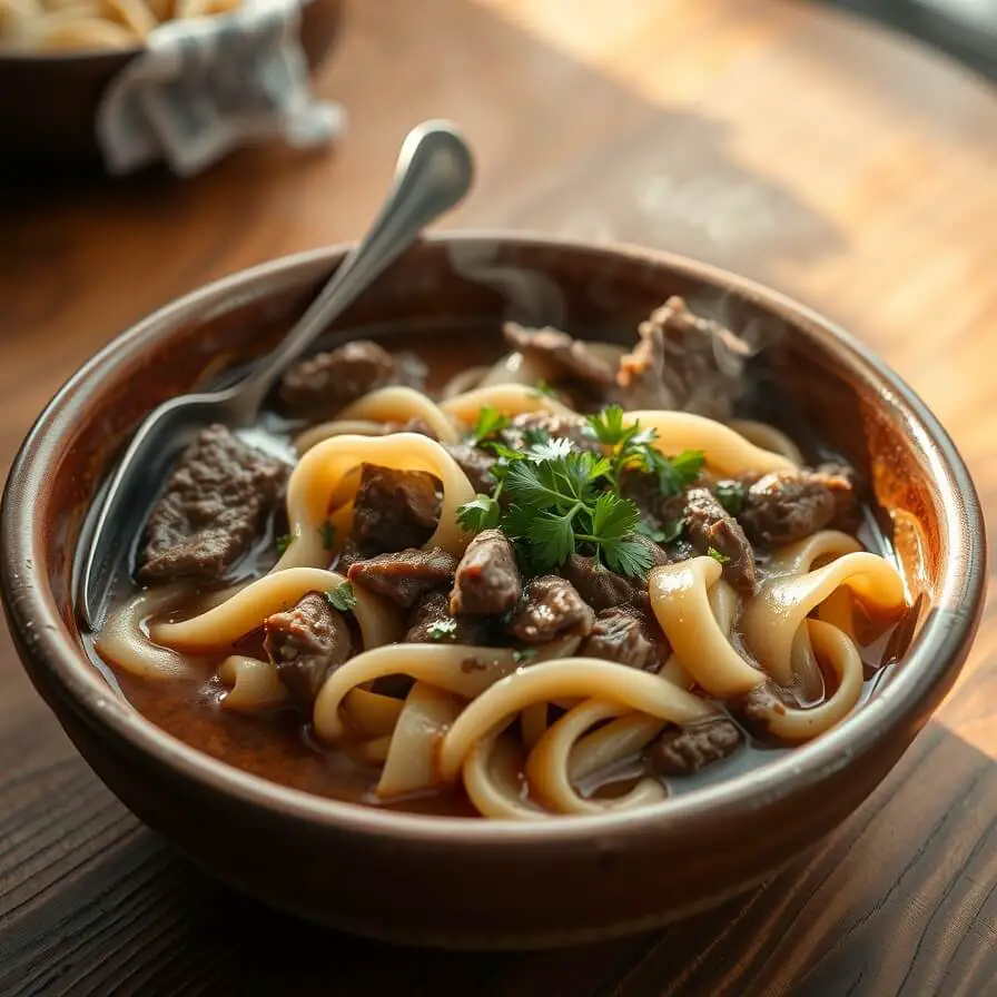 Beef and Noodles Recipe