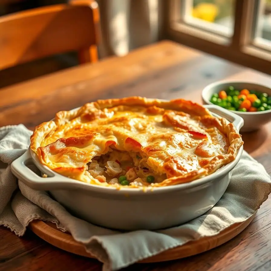 Lazy Chicken Pot Pie Recipe