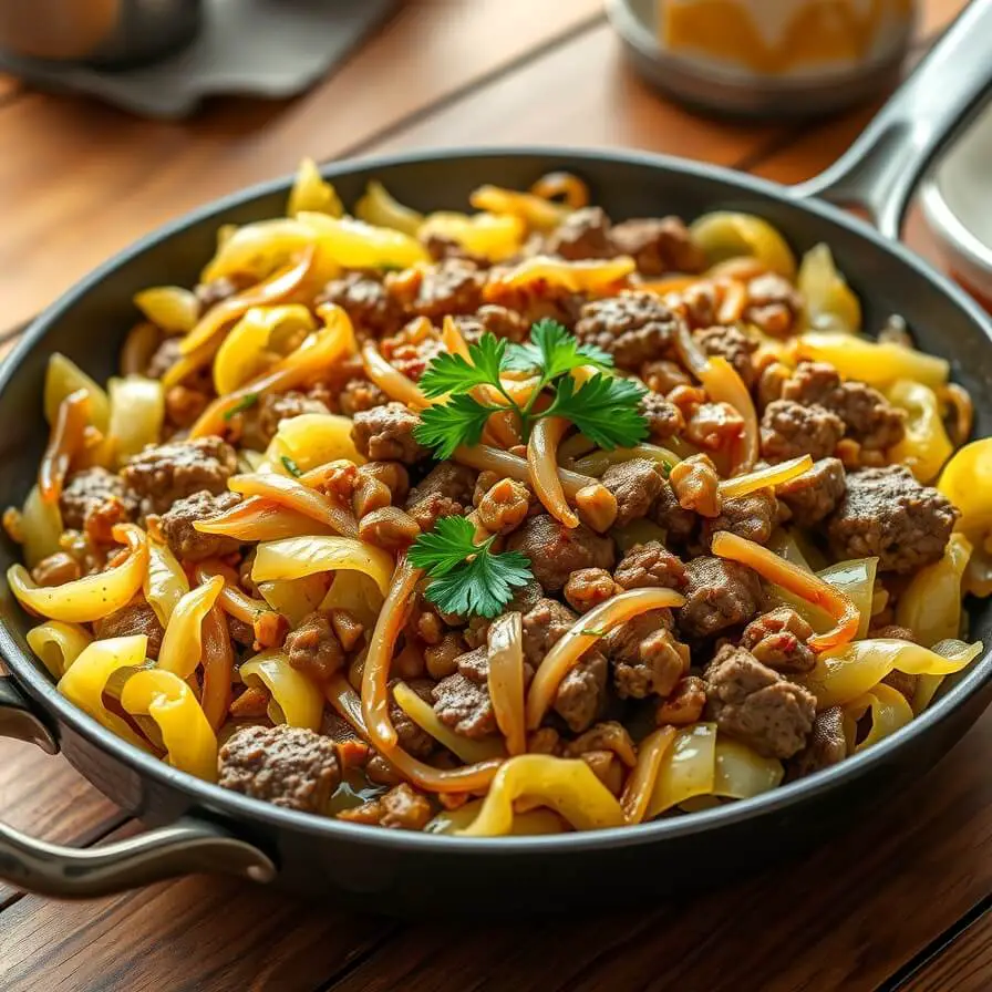 Cabbage and Ground Beef Recipe