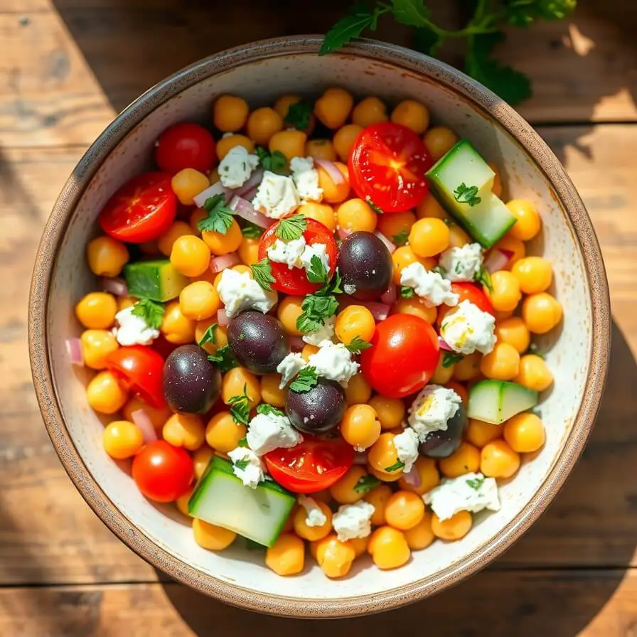 Mediterranean Chickpea Salad Recipe