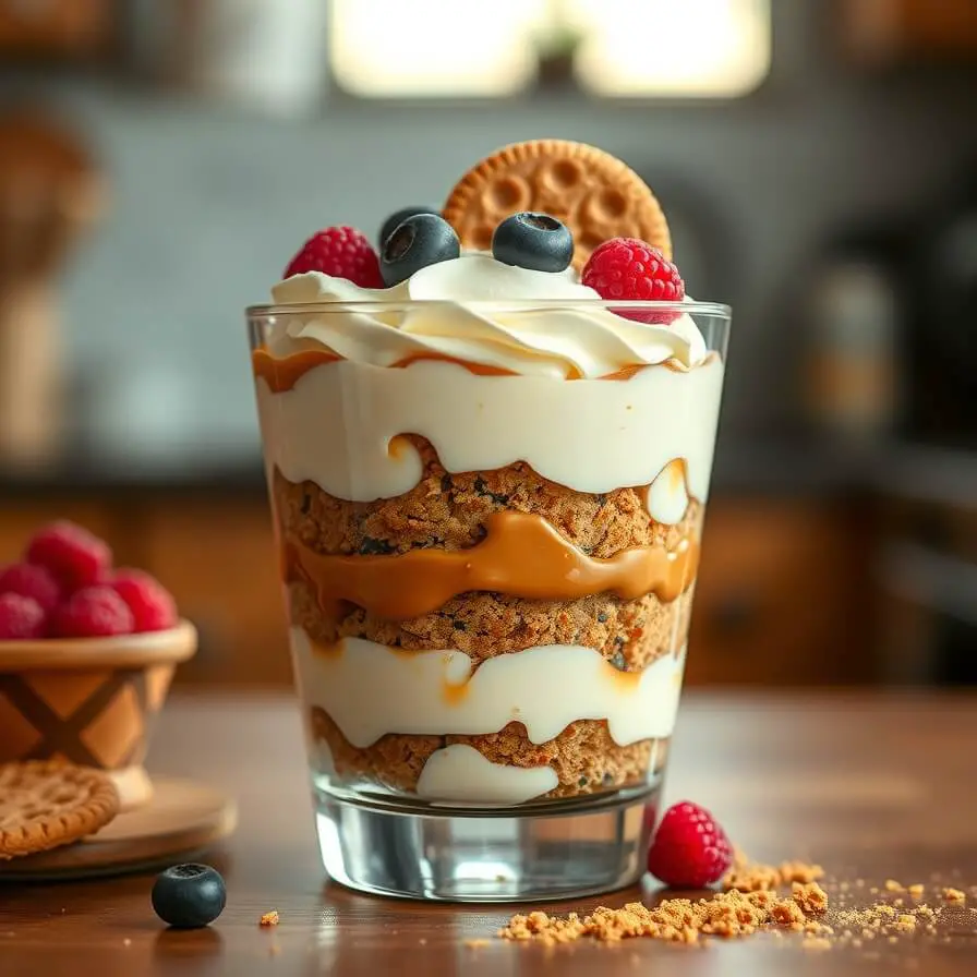 No Bake Biscoff Cream Dessert Recipe