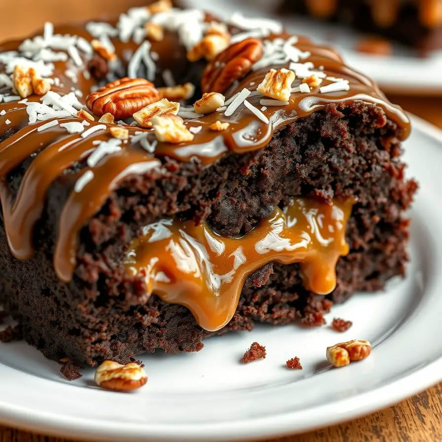 German Chocolate Poke Cake Recipe