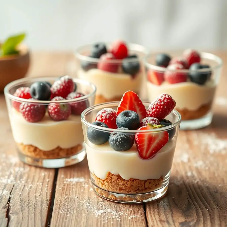 No Bake Cheesecake Cups Recipe