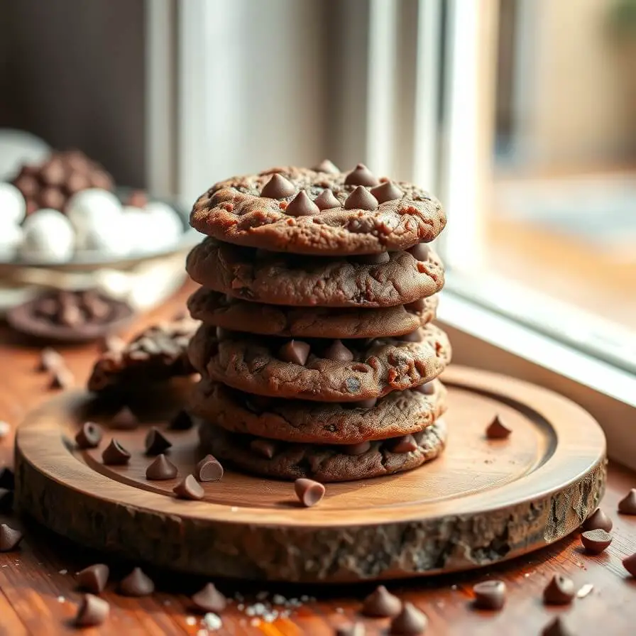 Chocolate Chocolate Chip Cookies Recipe